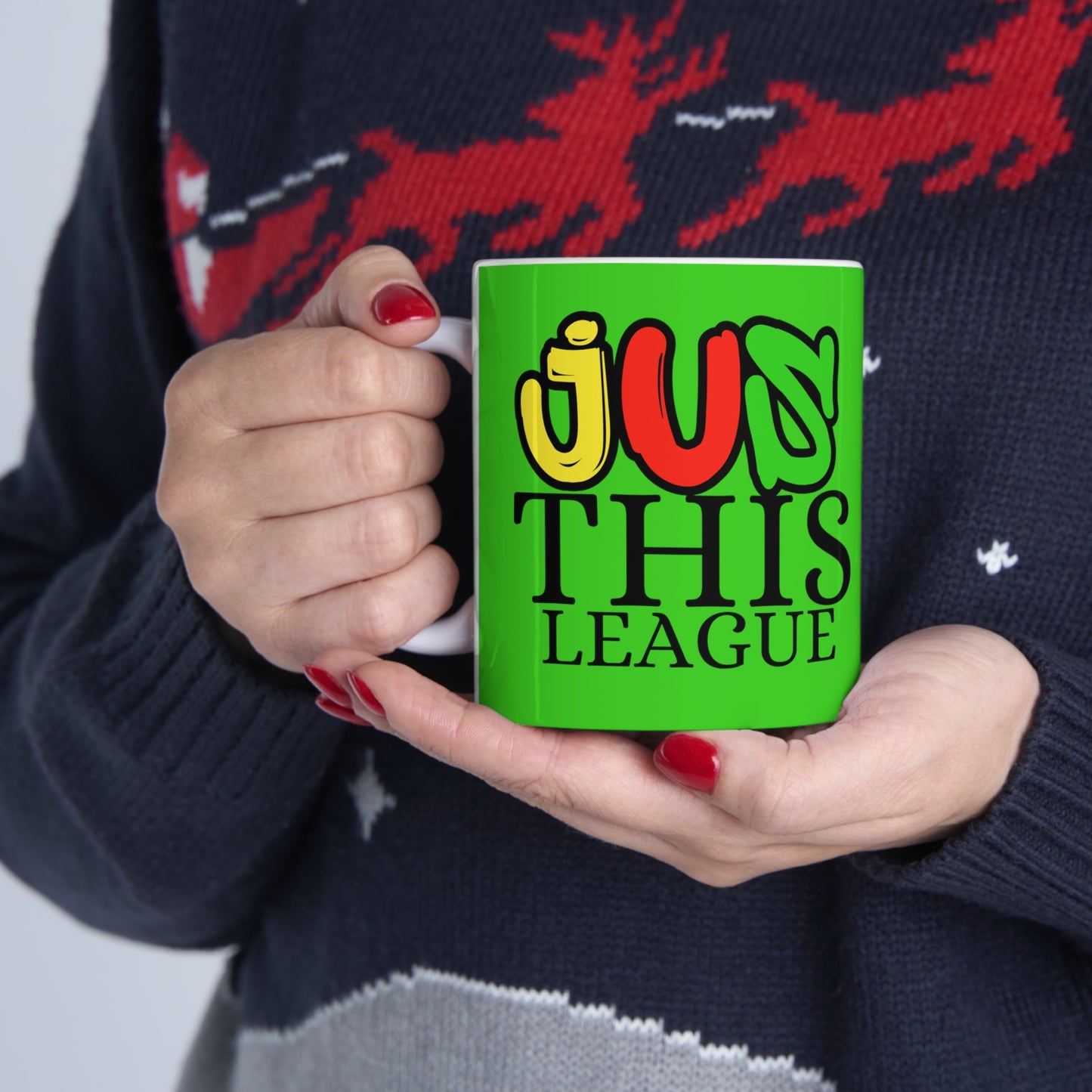 JUSKIND Green mug 11oz