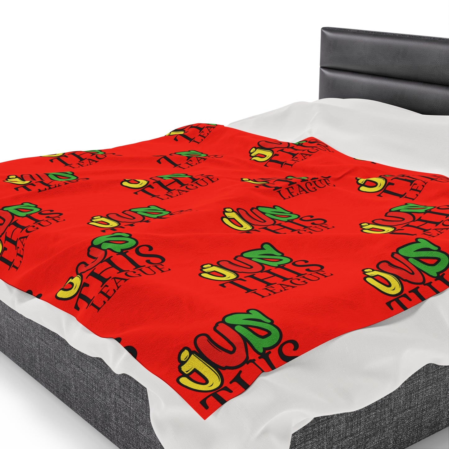 JUSThis League Velveteen Plush Blanket