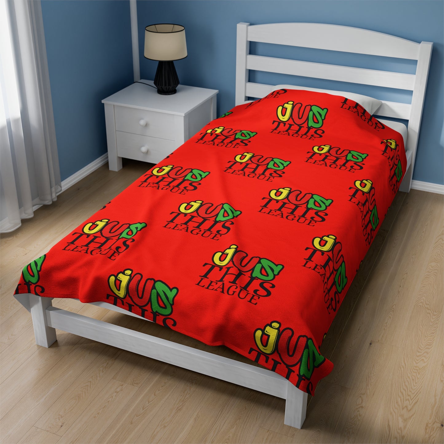 JUSThis League Velveteen Plush Blanket