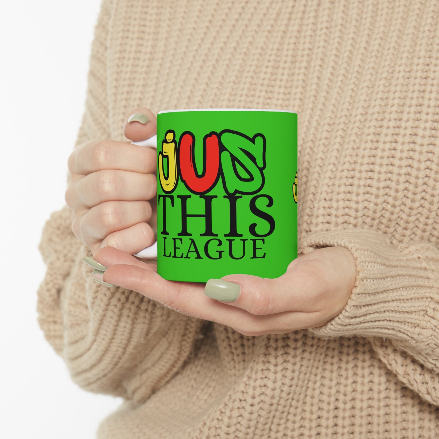 JUSKIND Green mug 11oz